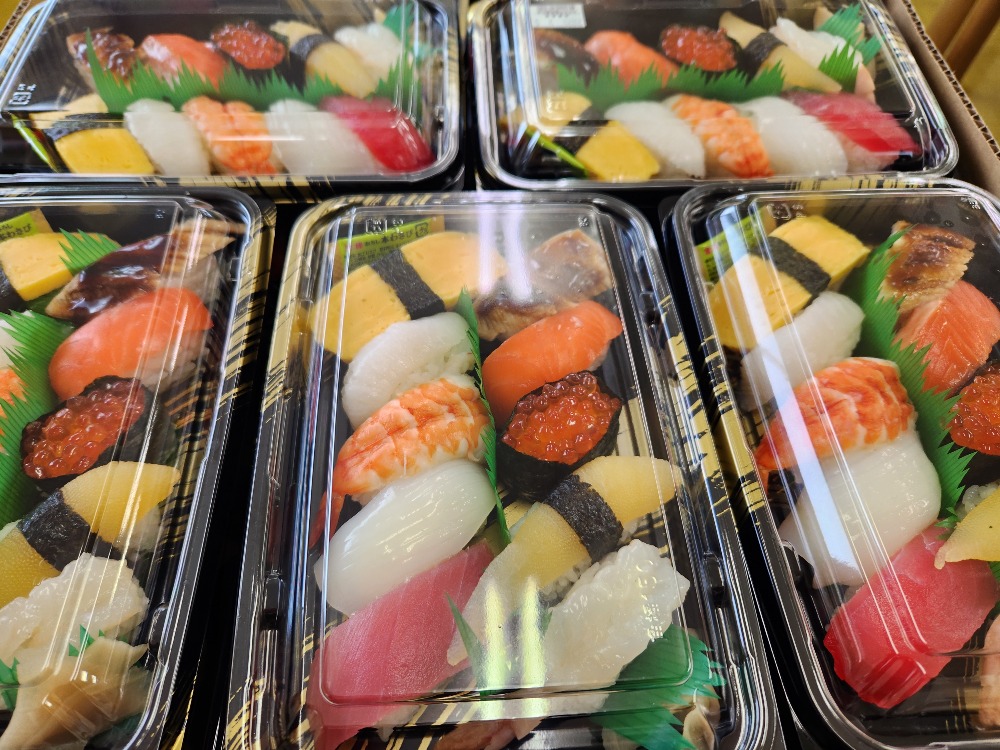 今日はお寿司＆お惣菜
